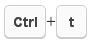 Press Ctrl+t