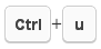 Press Ctrl+u