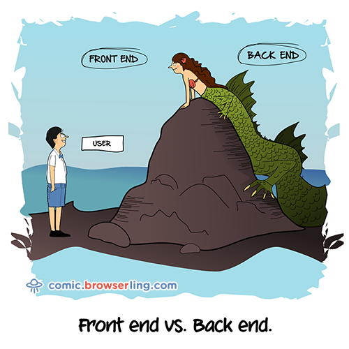 Frontend vs. Backend. Full Stack.