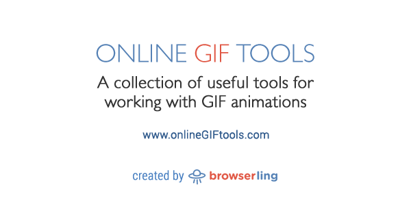 Online GIF Tools' that allows you to edit many things such as changing the  playback speed of GIF animation, mosaic processing, transparency  processing, etc. - GIGAZINE