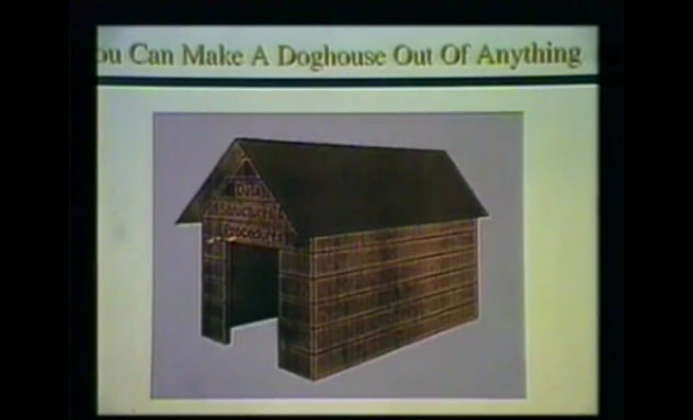 Analogy of the programs of the 60s is a dog house. You can make a dog house out of anything.