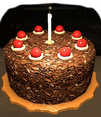 birthday portal cake