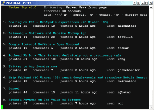 hacker top, detailed mode