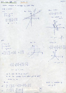 MIT Linear Algebra, Lecture 1: The Geometry of Linear Equations